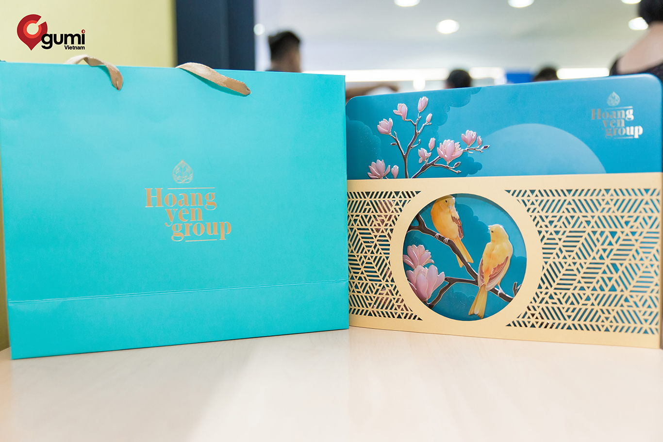 Hộp quà Trung thu dành cho các nhân viên tại gumi Vietnam.